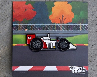 Ayrton Senna 1988 Race Helmet Enamel Pin - Etsy