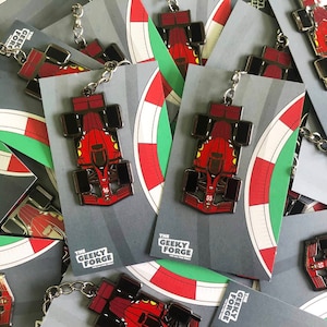Ferrari 2021 SF21 F1 Car Keychain