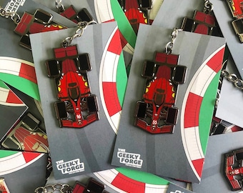 Ferrari 2021 SF21 F1 Car Keychain