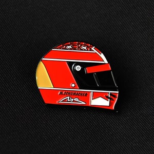 Michael Schumacher Ferrari F1 Helmet Pin