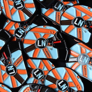 Lando Norris 2021 Monaco Helmet F1 Enamel Pin, Racing Helmet
