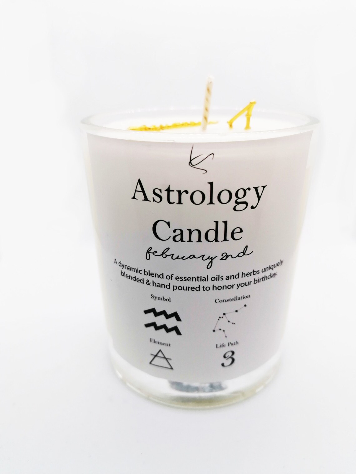 Birthday Zodiac Candle Unique Gift set Astrology gift Etsy