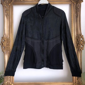 Beate Heymann casual jacket Y2K vintage sports elegant smart cardigan sz 38 Medium