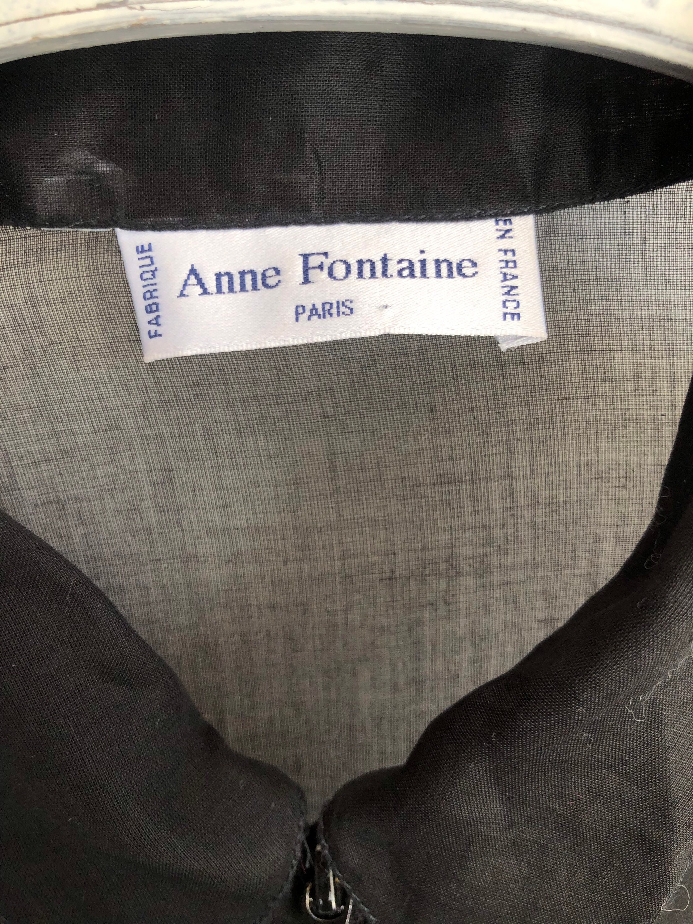 Anne Fontaine Black Sheer Organza Bomber Jacket Sz S Black - Etsy
