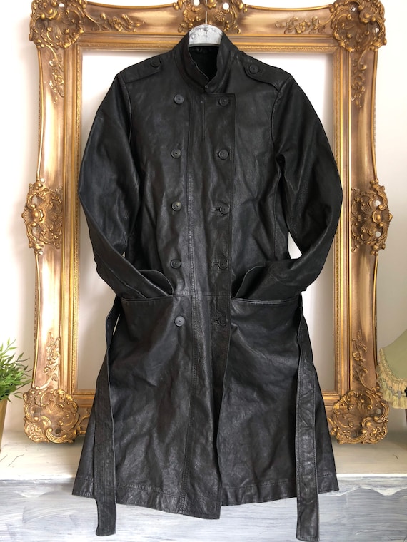 ダブルロングオーバーサイズトレンチコート y2k ハラジュクマザー