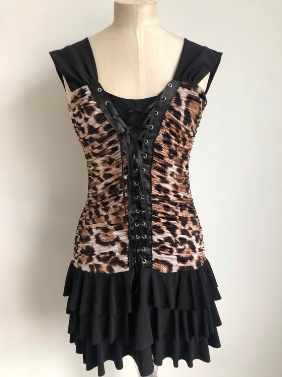 90s lambada rara mini dress from Progress sz S le… - image 1