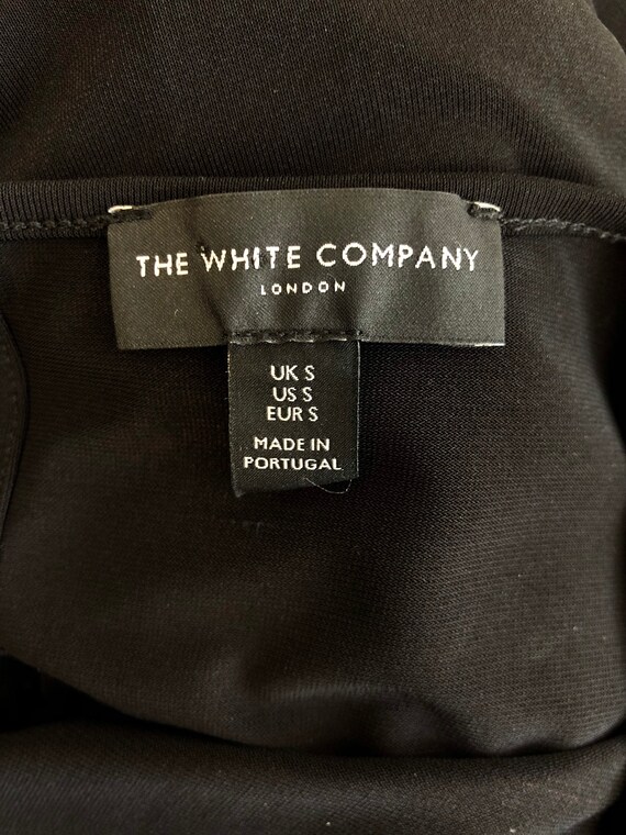 The White Company Black Dress Sz S Black Jersey Little Black Dress