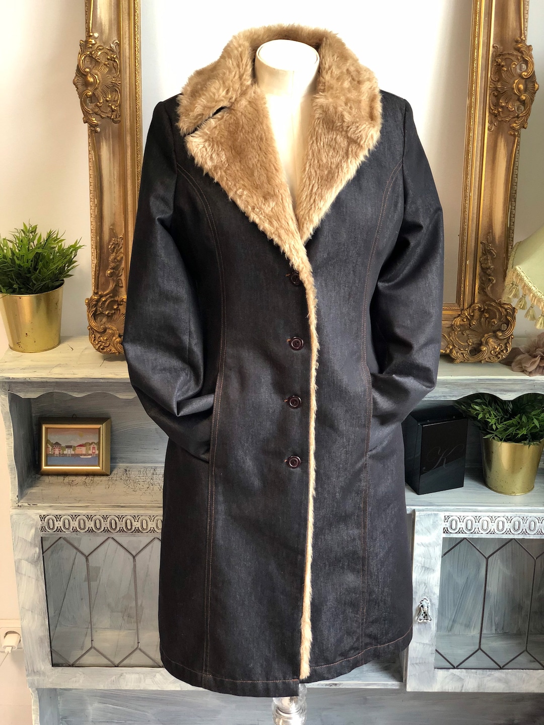 Spanish merino deals shearling coat