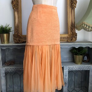 Jaren 90 vintage rok Nyl Fresco par Gerard Pouchet sz 38