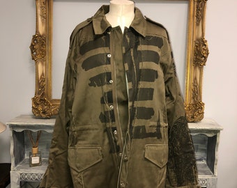 50's style SouvenirJacket army design➕4点 50's style SouvenirJacket army design➕4点 50's style