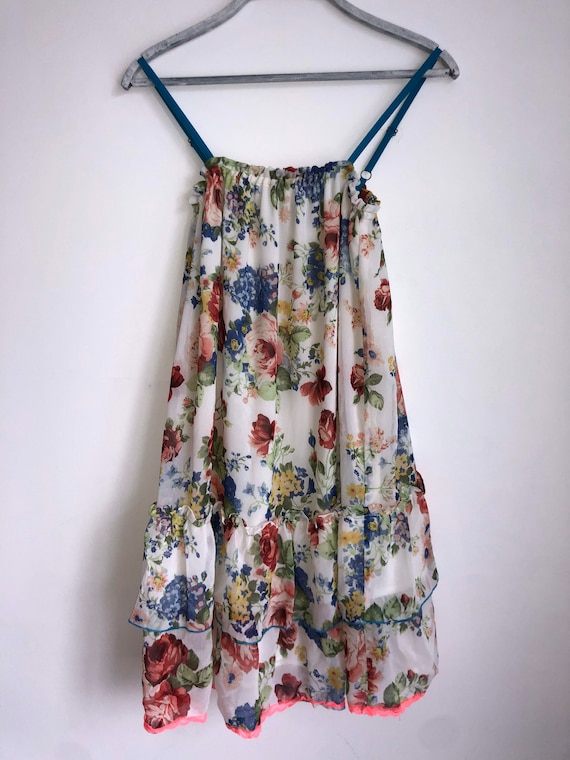 River Island Vintage Floral Camisole Dress Romantic Summer Dress Square  Neck Floral Pattern Sz 8 - Etsy