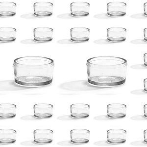 Teelichthalter Glas Teelichtform Kerzenform Teelichter Kerzen selber machen gießen Gastgeschenk Hochzeit Teelichtbehälter
