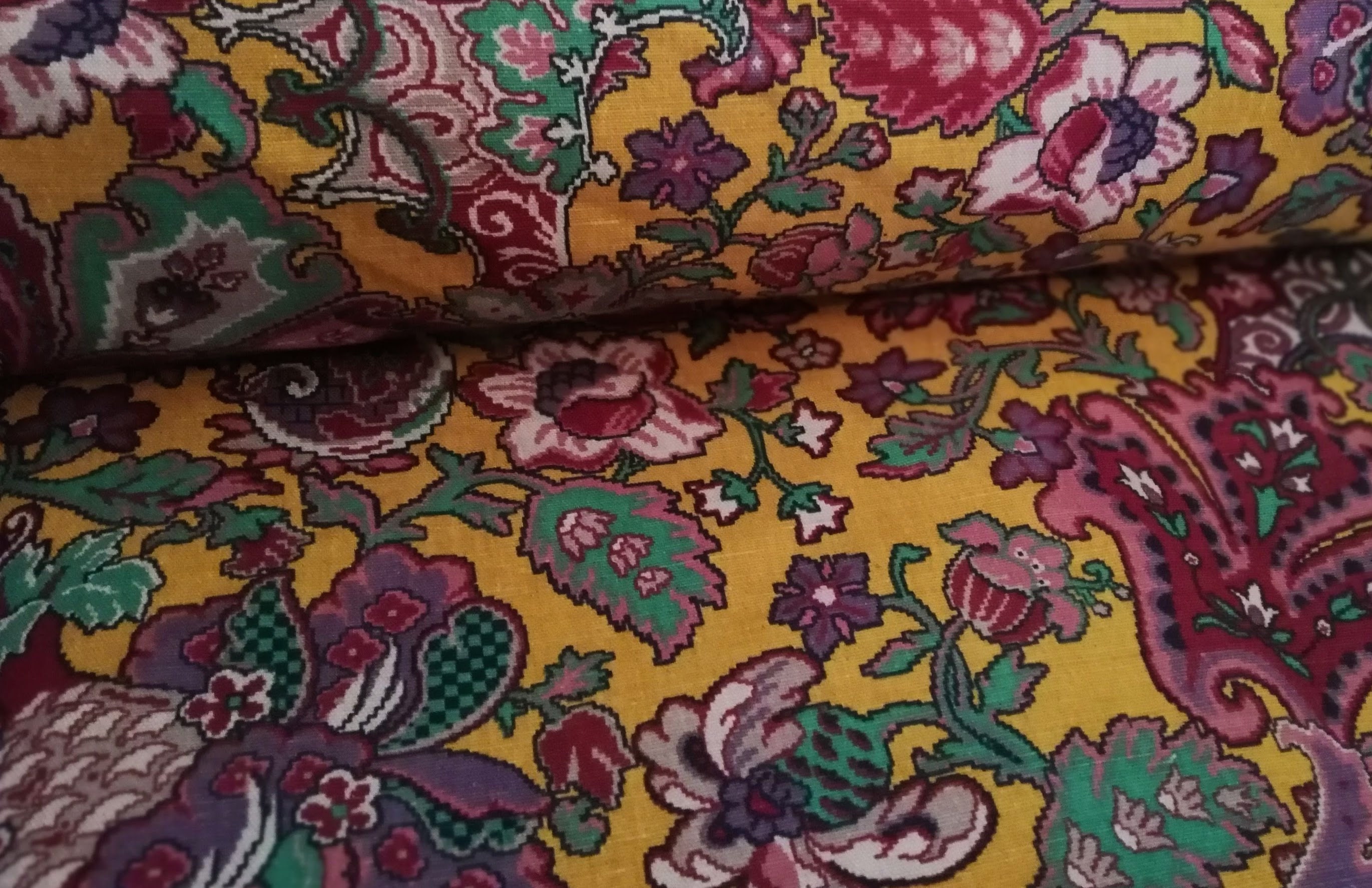 Regal Vintage Cotton Soft Furnishing Fabric Richloom Etsy UK