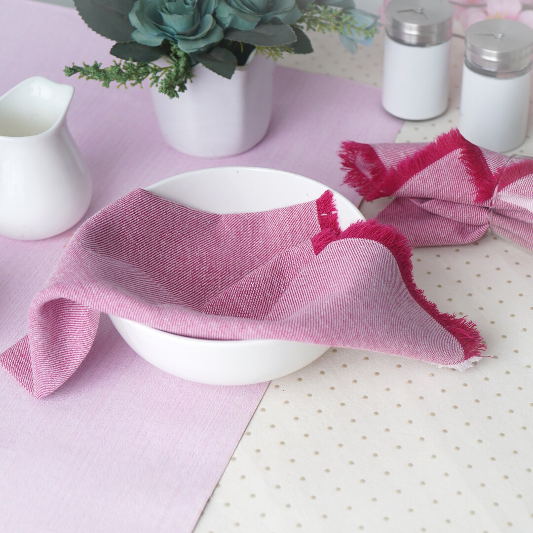 Dinner Cloth Table Napkin Set of 12 100 Cotton for Home Etsy