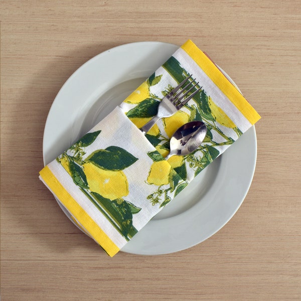 Image showcasing Cotton Dinner Napkins - Etsy