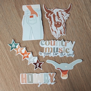 Boho Pastel Western Sticker Pack