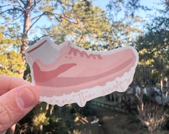 Pegatinas para zapatillas Run the Miles / Pegatinas para corredores / Pegatinas para correr