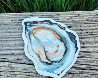 Oyster Shell Sticker | Weatherproof Beach Decor