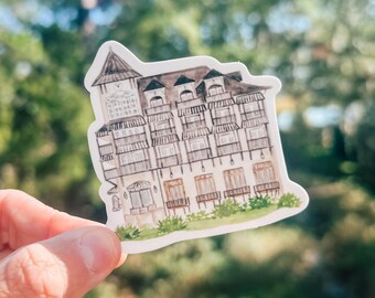 Pearl Hotel Waterproof Sticker | Rosemary Beach 30A