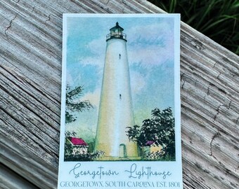 Georgetown Lighthouse Sticker | South Carolina Decal