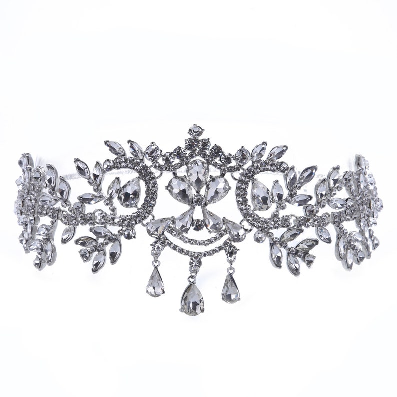 Crystal Bridal Headpiece/rhinestone Bridal Headpiece/forehead Etsy