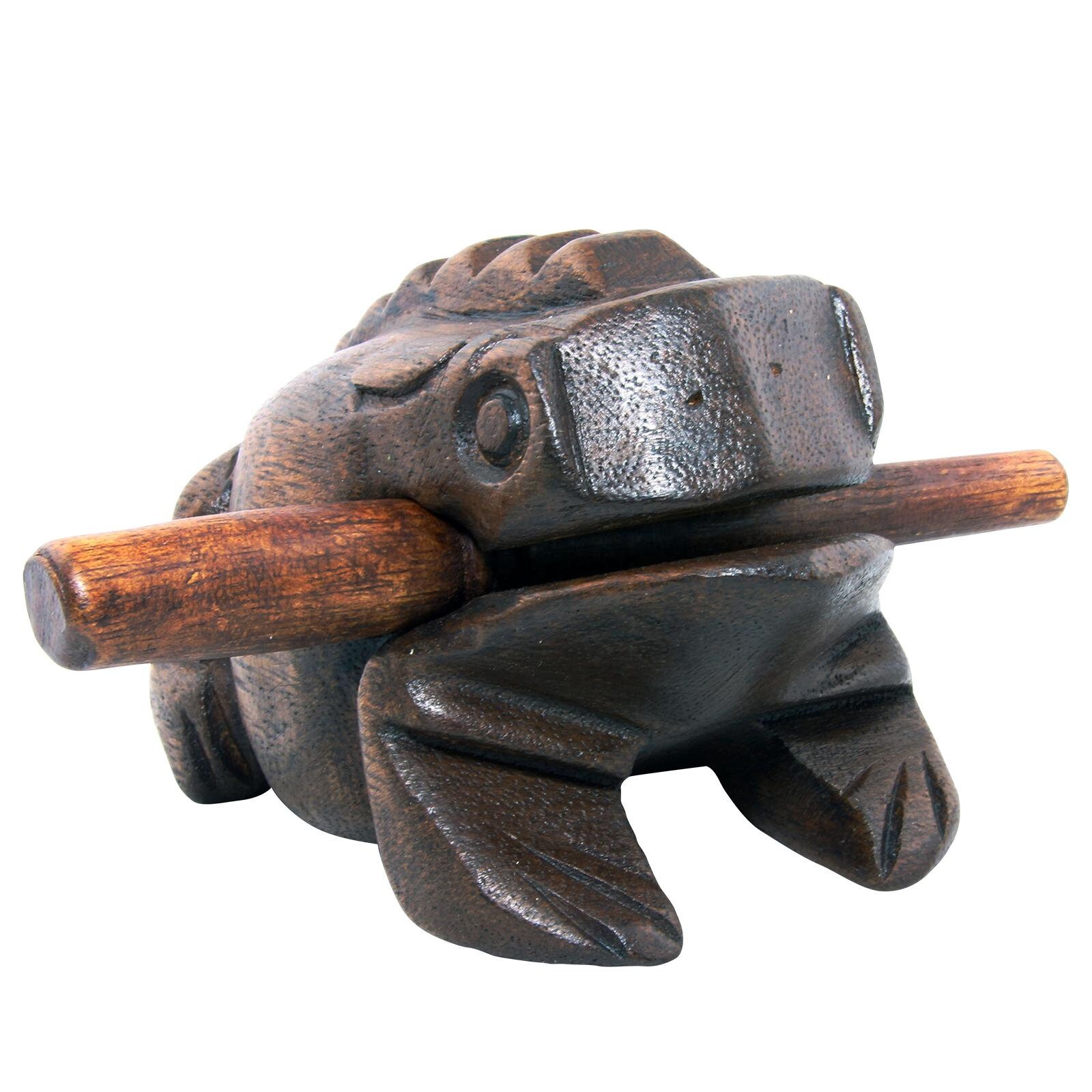Aeloa Grenouille en Bois Sculpté à la Main - Instrument de Musique Domestique Traditionnel Thaïlandais Artisanal (15,6 cm) - Fabriqué en Thaïlande Aeloa Grenouille en Bois Sculpté à la Main - Instrument de Musique Domestique Traditionnel Thaïlandais Artisanal (15,6 cm) - Fabriqué en Thaïlande