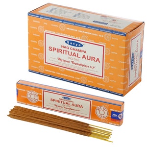 393.33 EUR/kg Incense sticks - Satya Nag Champa - Spiritual Aura - Indian fragrance mixture