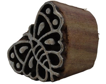 Stempel aus Holz - Schmetterling 02 - 3,5 cm - Holzstempel