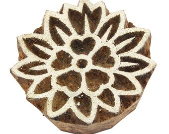 Wooden stamp - Lotus flower - 6 cm - wooden stamp