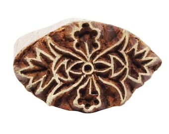 Wooden stamp - Flower 02 - 3.5 cm - Wooden stamp