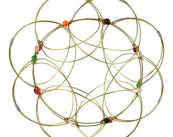 4D Mandala - Decorative Wire Mesh - Relaxation Game - Flower of Life
