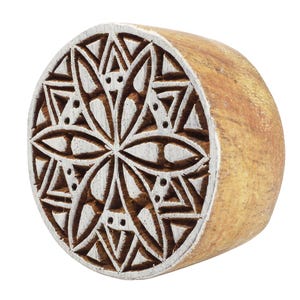 Timbro in legno - Mandala 03 - 5 cm - Timbro in legno