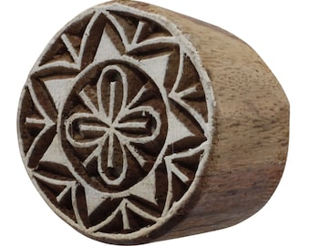 Stempel aus Holz - Mandala 07 - 3,5 cm - Holzstempel