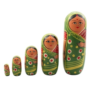 Indian Matryoshka - Green