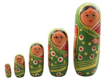 Indian Matryoshka - Green