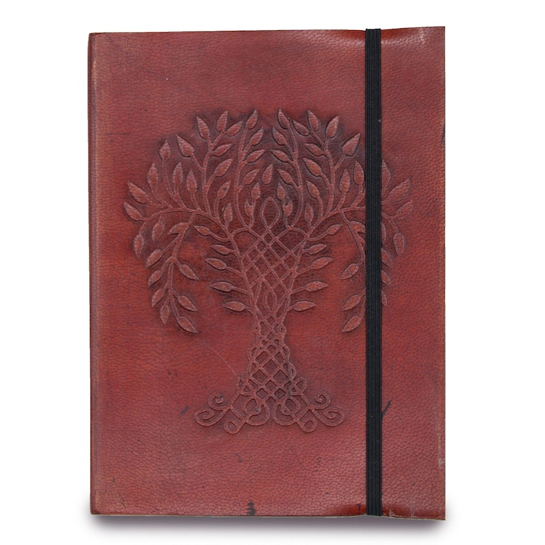 Leather Notebook Tree of Life Sketchbook Diary Tree of Life - Etsy