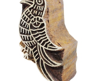 Wooden stamp - raven - 6.5 cm - wooden stamp