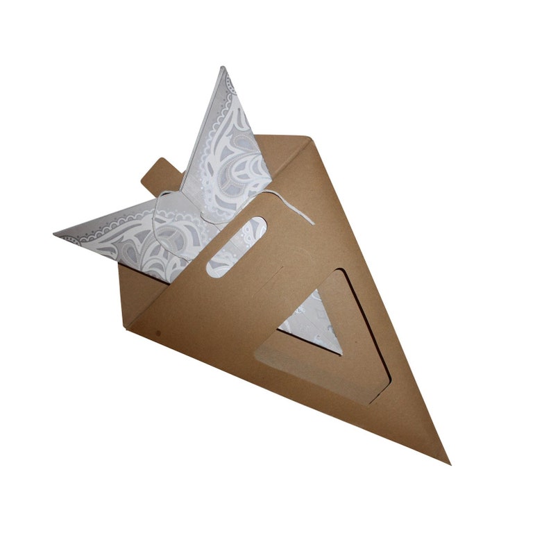 60 cm Paper Star Christmas Star Star 5 pointed White-Grey