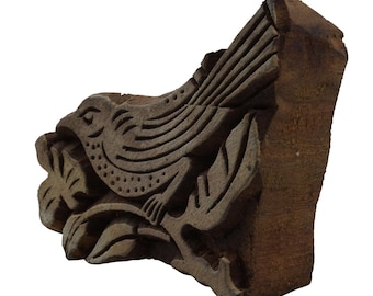 Stempel aus Holz - Vogel 01 - 8 cm - Holzstempel