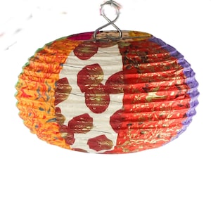 Lampada di carta - lampignon orientale - rotonda piccola