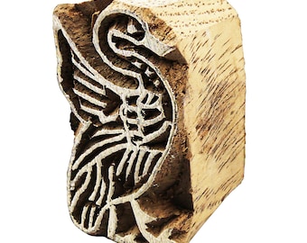Wooden stamp - Swan - 4 cm - Wooden stamp