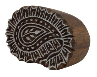 Wooden stamp - Paisley - Boteh - 6 cm - wooden stamp