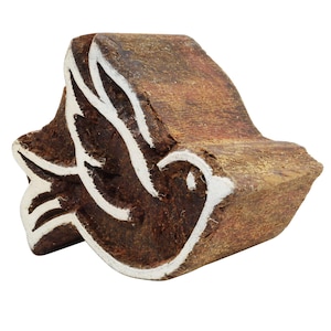 Wooden stamp - bird - right - 5 cm - wooden stamp