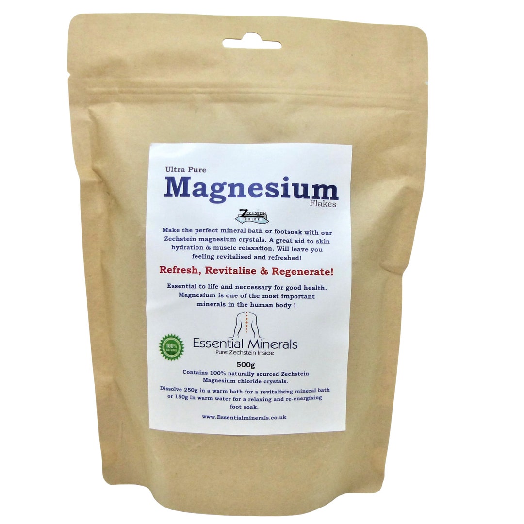 Zechstein Magnesium Flakes Suitable for Bath or Foot Soak to Etsy