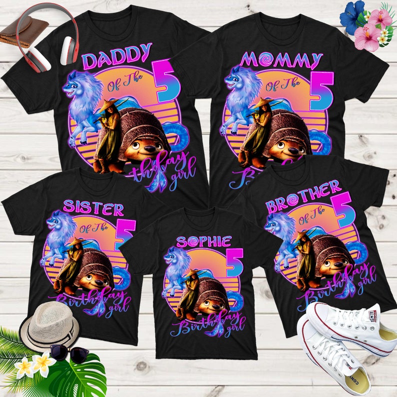 Raya and the last dragon Birthday Shirts Family Raya and the image 0