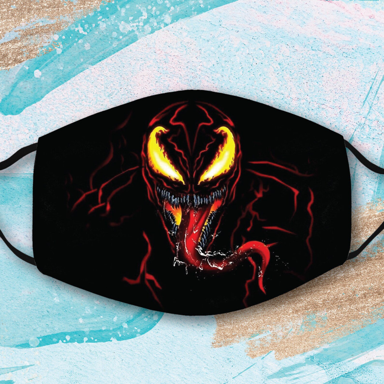 Venom Face Mask Venom Face Mask For Kids Adult Mask Kids Etsy