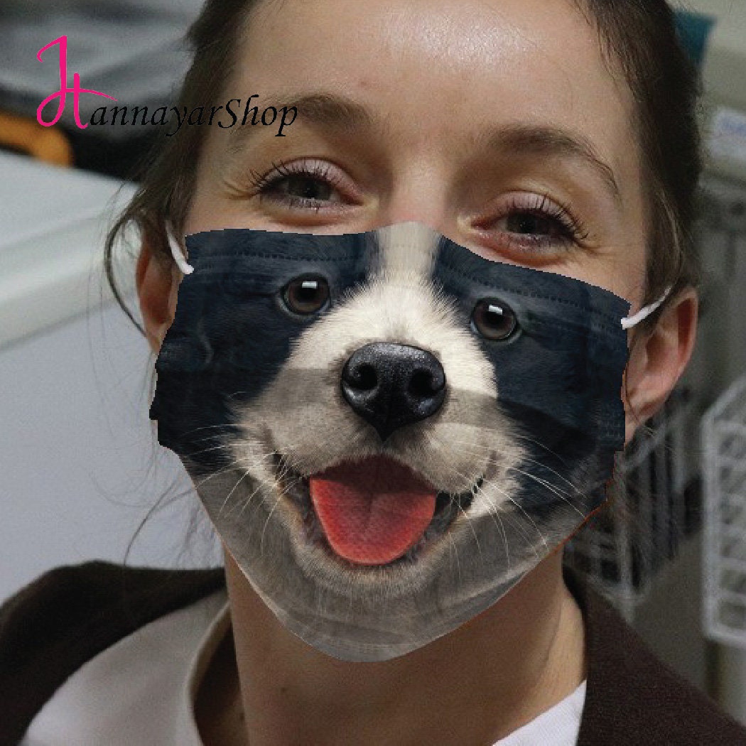 Washable face mask Dog Lover Face Mask 3D Printed Face Mask Etsy