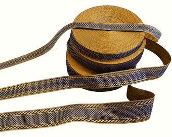 Metallic Galloon for Church clothing, Remnants, Vestment Trim, Church ribbon, Trimmings, Vestment Ribbon, Silver jacquard trim, Gold Galloon