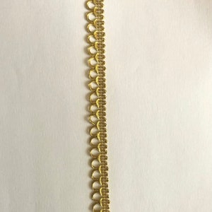 Rifinitura metallica in oro o argento 0,8 cm di larghezza, rifiniture in tessuto per altare, progetti di decorazioni per la casa, veli di calice, pronti per la spedizione, progetti di trapuntatura