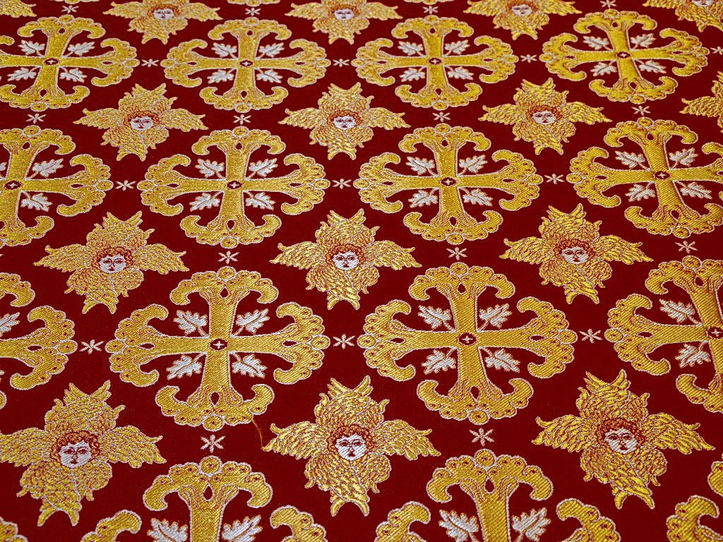 Metallic Brocade Vestment Fabrics Deacon Brocades 160cm Etsy